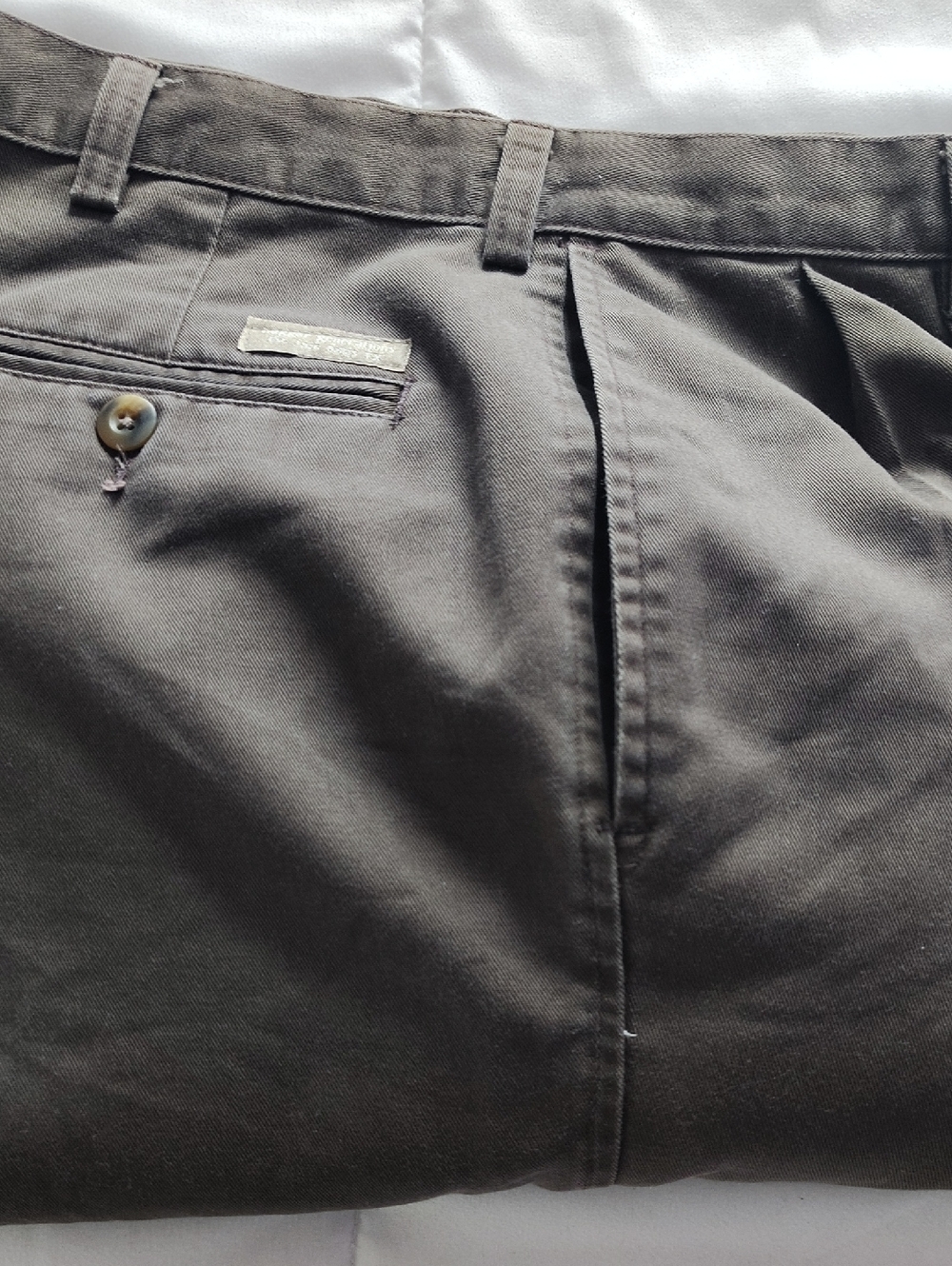 Haggar Men's Chinos - Dark Olive Green